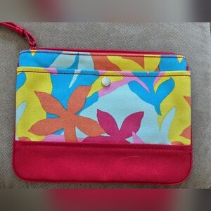 Lands'end colorful wristlet